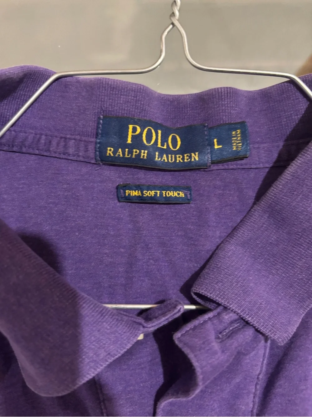 Ralph Lauren Purple Short-Sleeve Polo Shirt